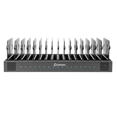 Shintaro 16-Port USB-C PD3.0 1000W GaN Charging Dock for Smartphone, Tablet, & Notebook Devices & Smart Power